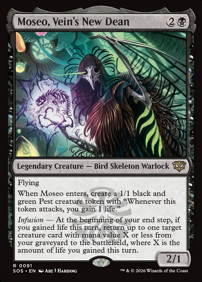 Moseo, Vein's New Dean Secrets of Strixhaven #091Card Front