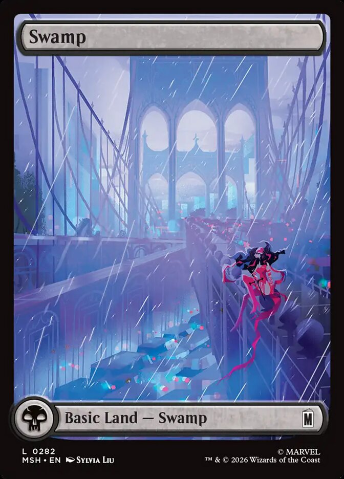 Marvel Superheroes Swamp Card Front