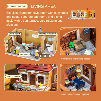 Bakery Brick Building Set - Pantasy