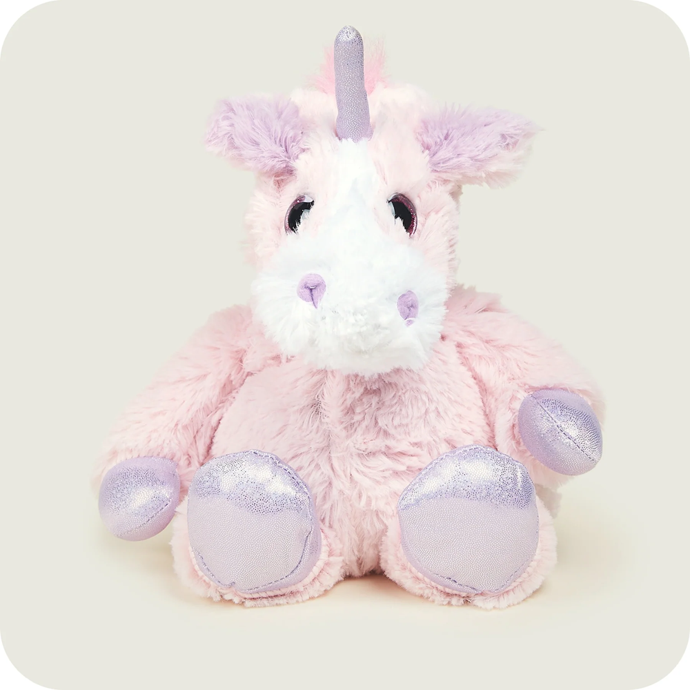 Warmies Iridescent Pink Unicorn - Microwavable Plushies