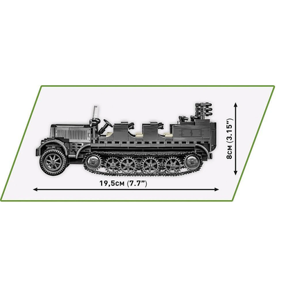 COBI Sd.Kfz. 7 Half-Track - Brick Kit