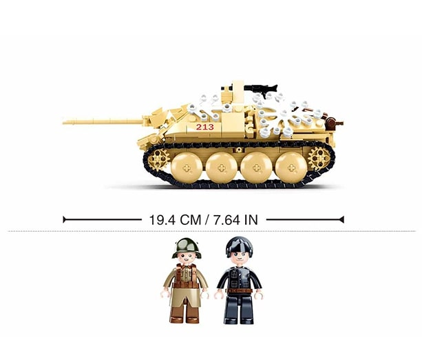 Sluban WW2 Army Battle of Budapest Tank Destroyer - Model Bricks