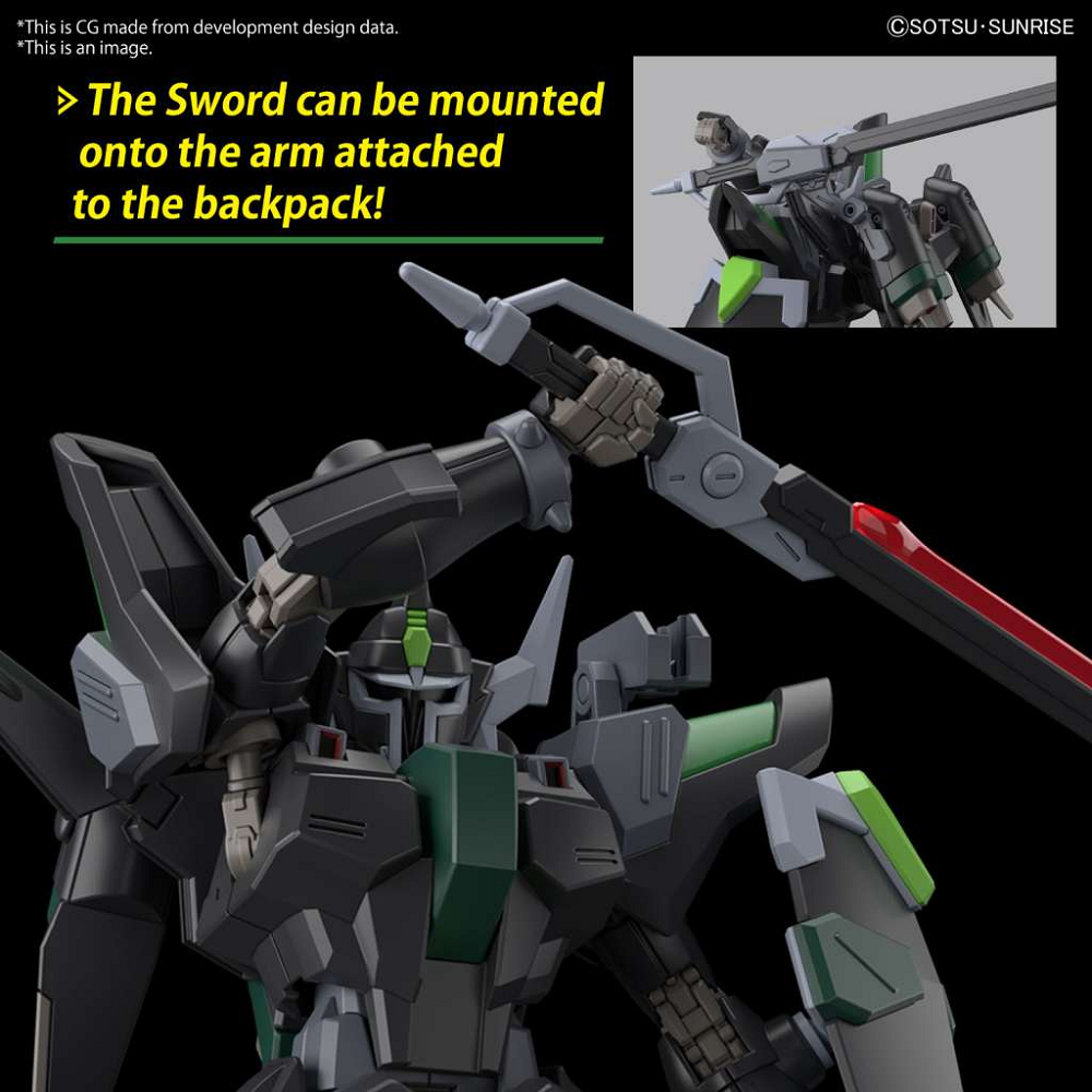 Black Knight Squad Rud-ro.A (Griffin Arbalest Custom) - Bandai Gundam