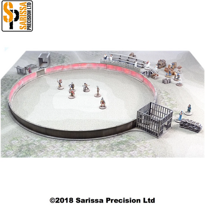 Sarissa Precision Ludus Arena Scenery Set MDF Streets of Rome