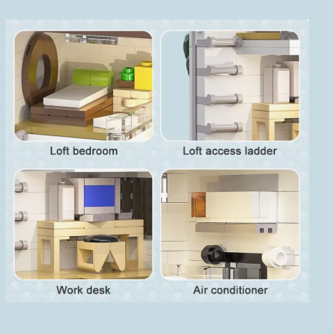 Japanese Steamed Bun Shop - Cada Brick Kit