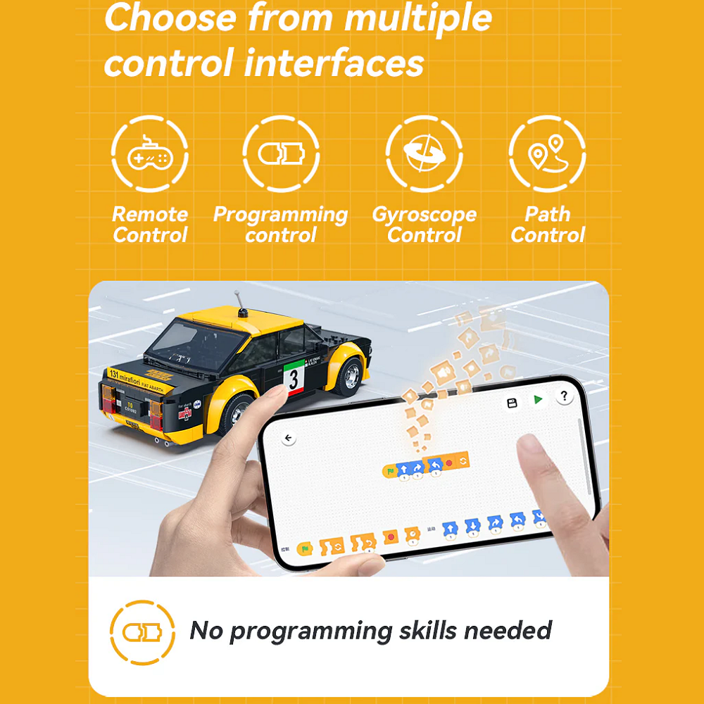 RC Fiat Abarth 131 - Cada Bricks