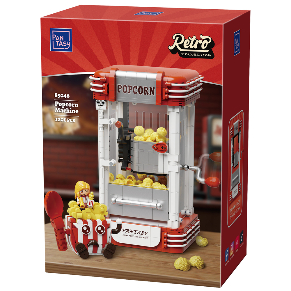 Popcorn Maker Machine - Pantasy Brick Kit
