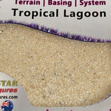 Krautcover's Tropical Lagoon is perfect for creating cool bases and game tables. A wonderful fine light basing material for your sandy bases, beach terrain and more.