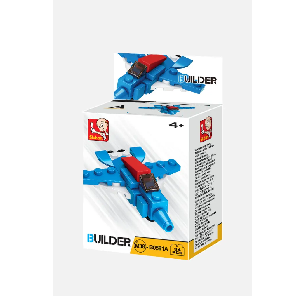 Sluban Builder Mini Building Brick Kit | 1 Random Design