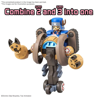 One Piece Chopper Robo Super 2&3 Heavy Armour & Horn Dozer - Model Kit