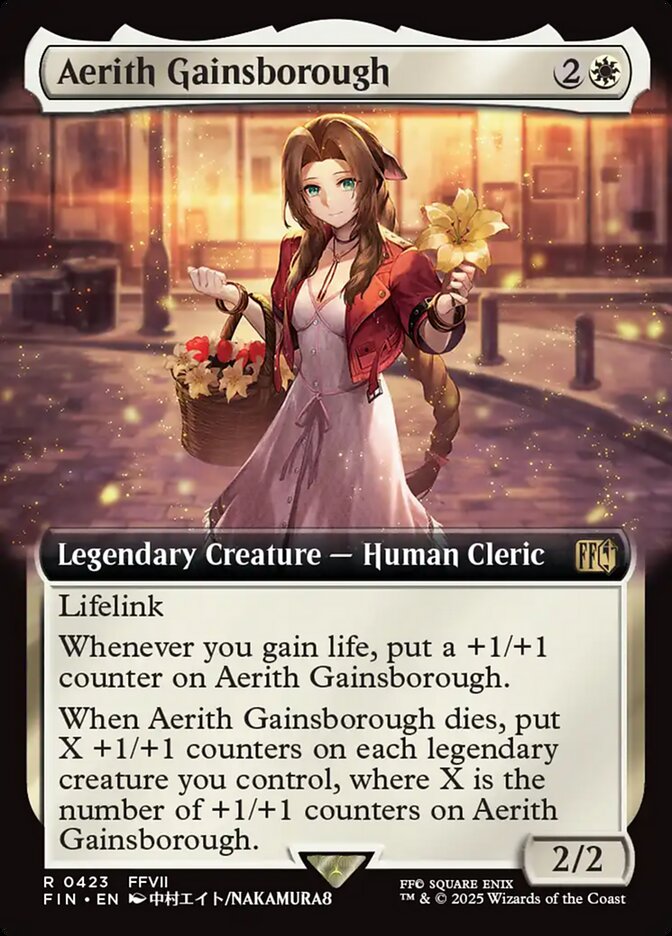 Extended Art Aerith Gainsborough Final Fantasy #423