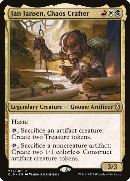 Jan Jansen, Chaos Crafter - Commander Legends #277 Card Front