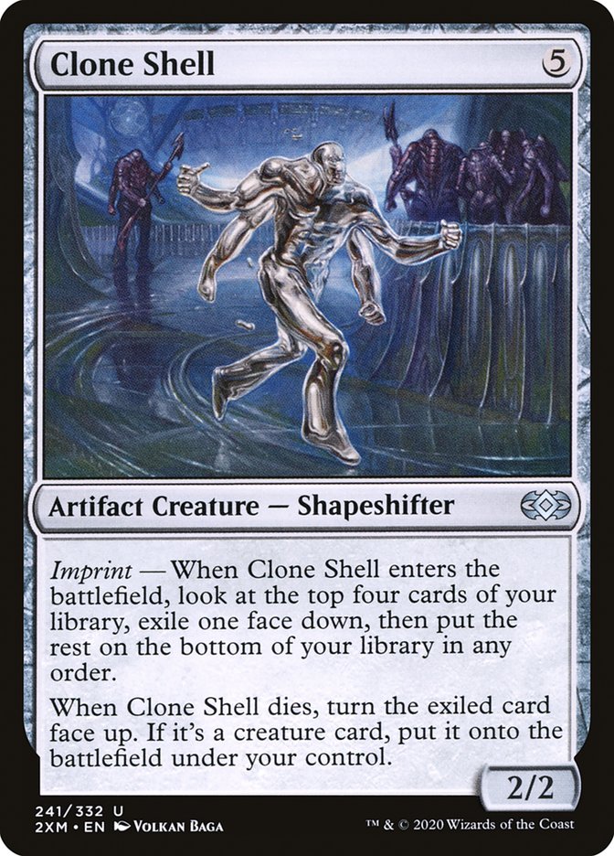 Clone Shell Double Masters #241 Card Front