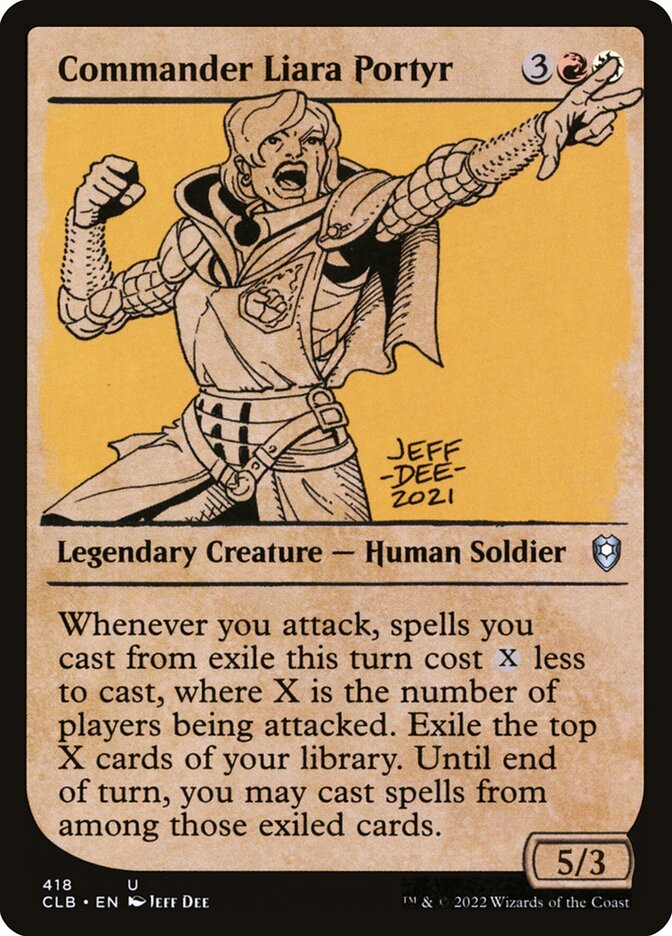 Commander Liara Portyr - Commander Legends #418 Card Front