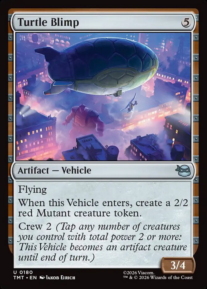 Turtle Blimp Teenage Mutant Ninja Turtles #180