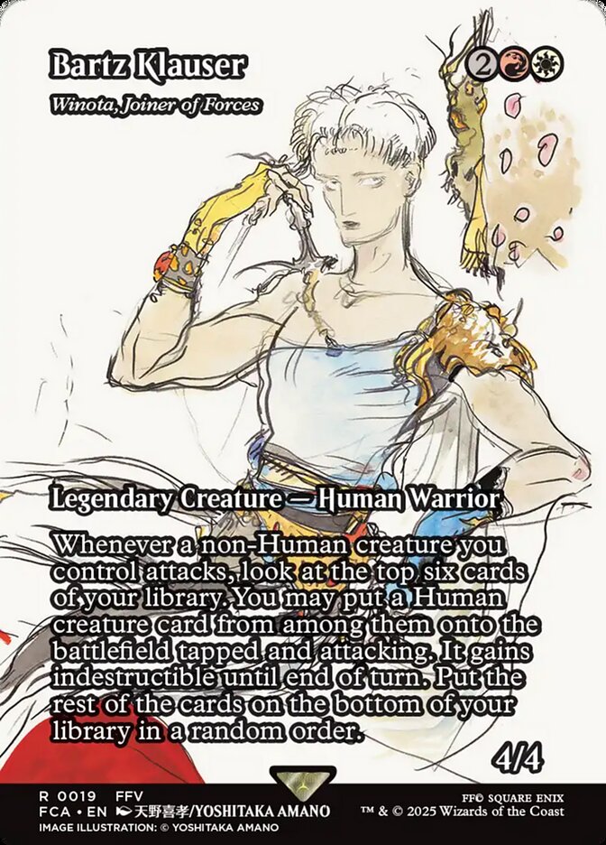 Winota, Joiner of Forces Final Fantasy Through The Ages #019 Card Front
