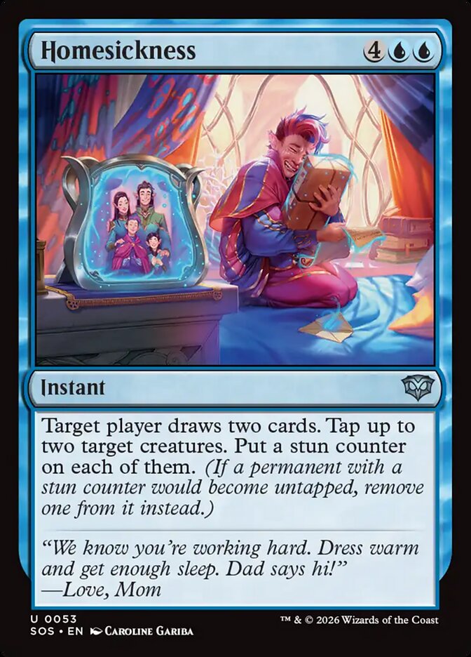 Homesickness Secrets of Strixhaven #053Card Front