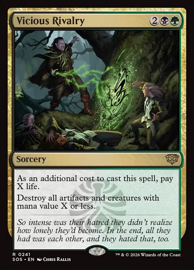Vicious Rivalry Secrets of Strixhaven #241Card Front