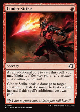 Cinder Strike Lorwyn Eclipsed #131