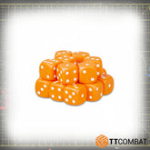 Orange 6mm Dice Set - 20 TT Comb...