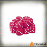 Pink 6mm Dice Set - 20 TT Combat...