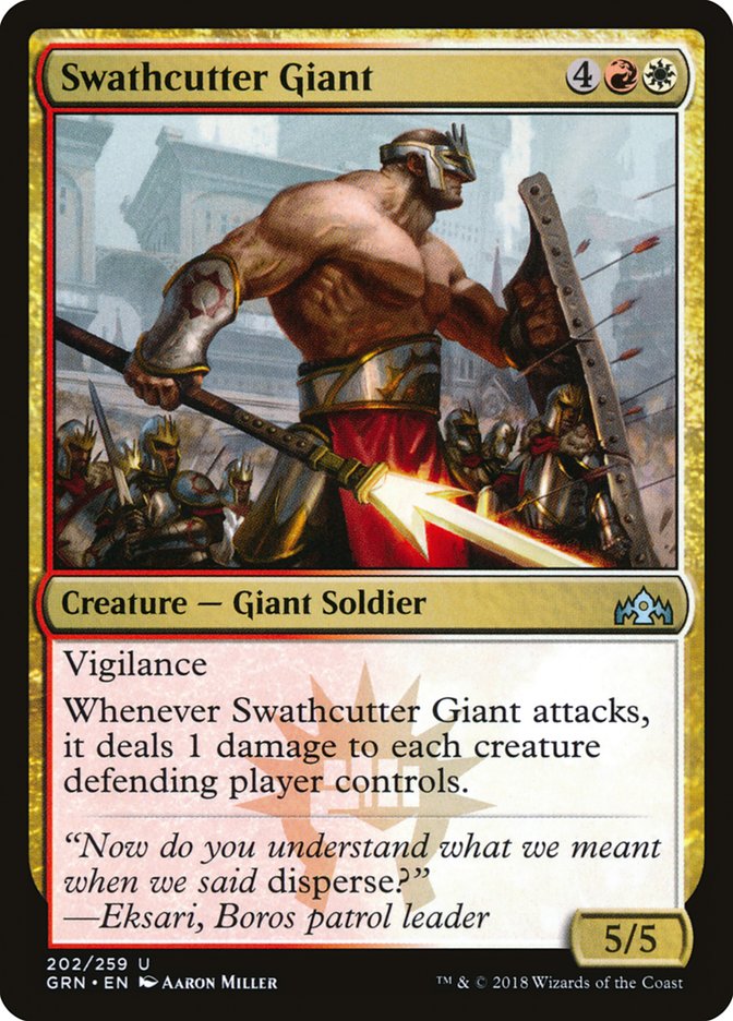 Swathcutter Giant MTG Singles | Guilds of Ravnica #202