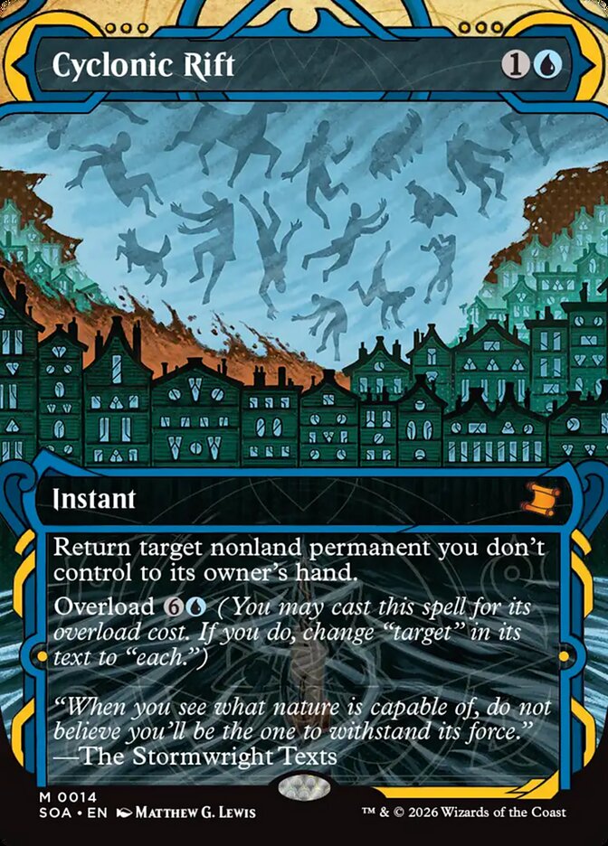 Cyclonic Rift Secrets of Strixhaven Mystical Archive #014Card Front