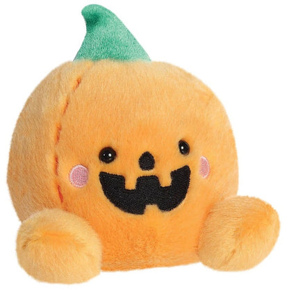 Jack O'Lantern Palm Pal an adorable Palm Pals plushie which is suitable from birth looking for a new friend to snuggle, with a cute pink cheeks and happy smile. Perfect for fitting into the palm of your hand, measuring approximately 13cm
