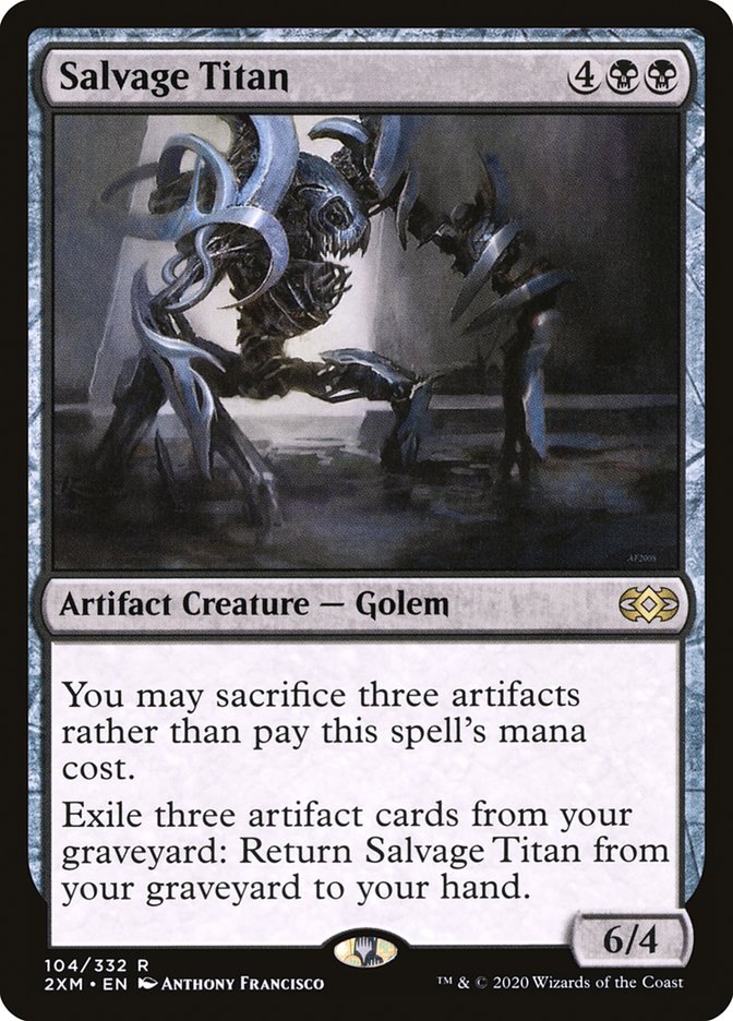 Salvage Titan Double Masters #104 Card Front