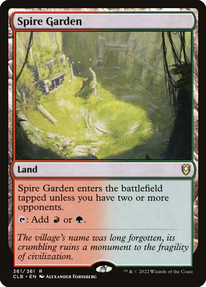 Spire Garden - Commander Legends #361 Card Front