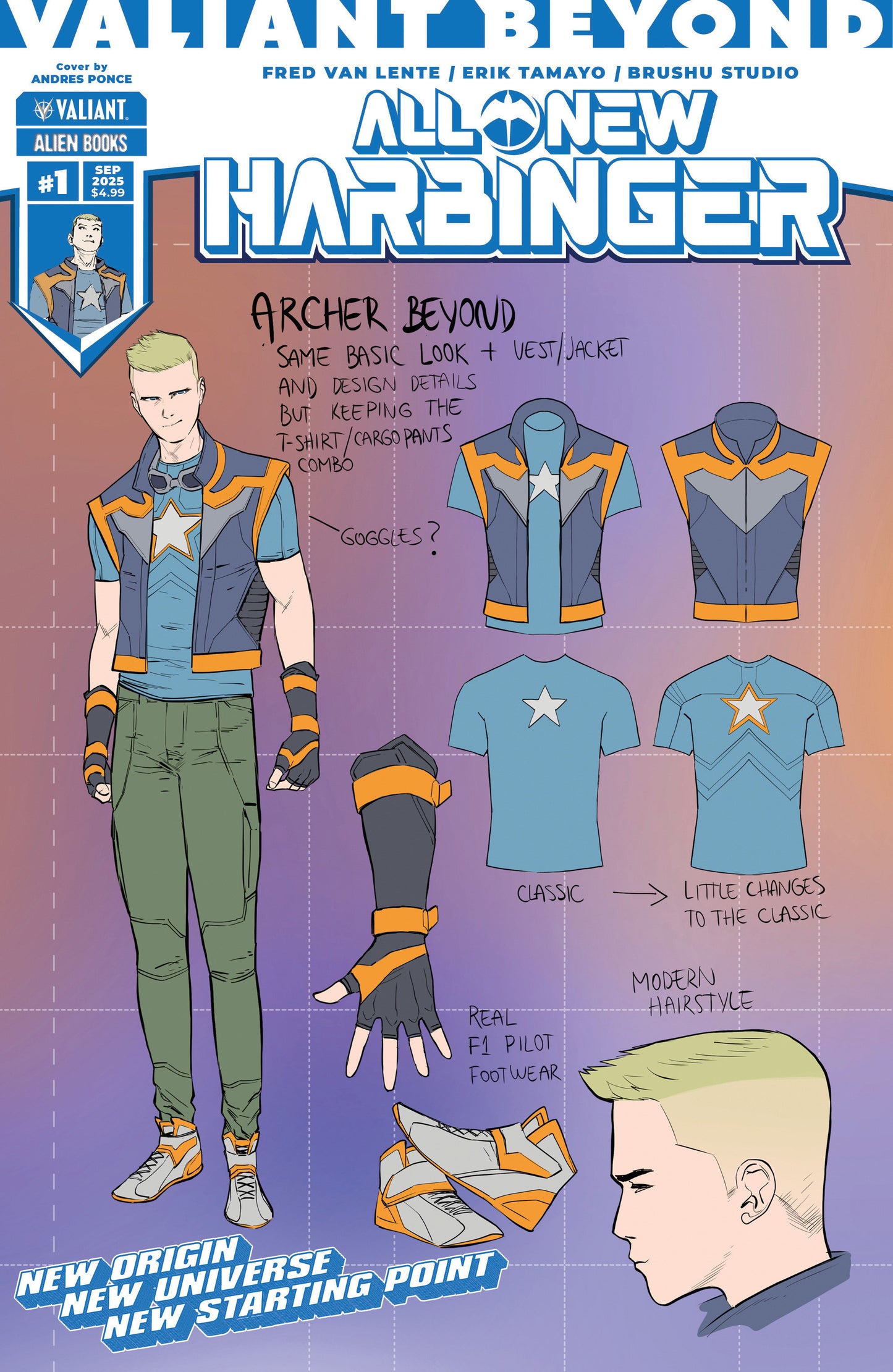 Valiant Beyond: All New Harbinger #1 Variant D (Ponce Design Variant)