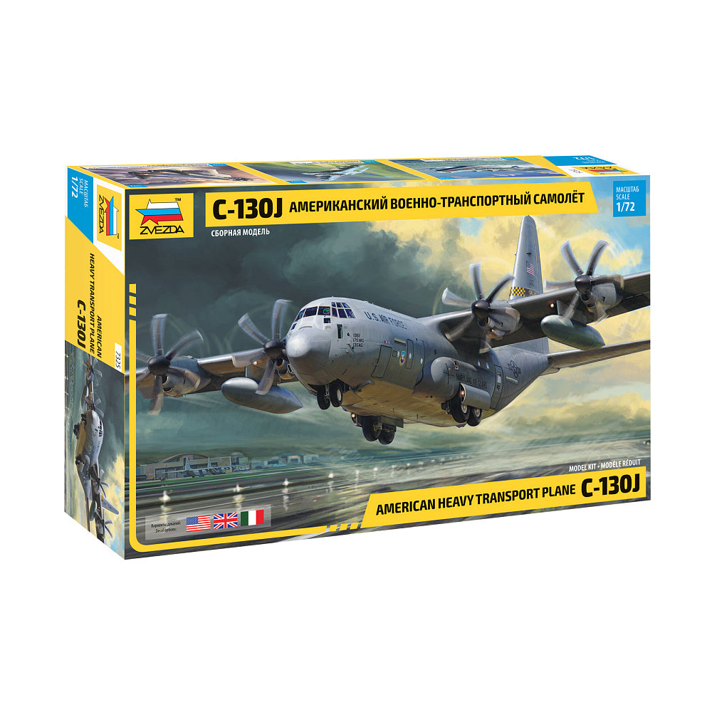C-130J American Heavy Transport Plane 1/72 Scale Zvezda