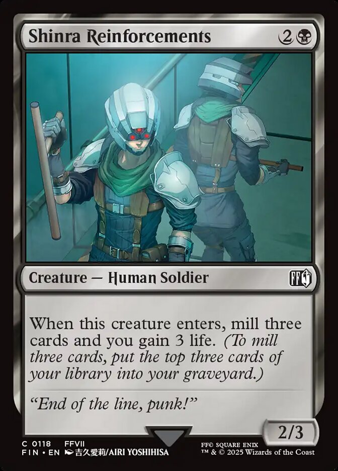 Shinra Reinforcements Final Fantasy #118