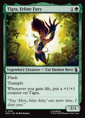 Marvel Superheroes Tigra, Feline...