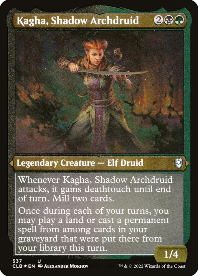 Kagha, Shadow Archdruid - Commander Legends #537
