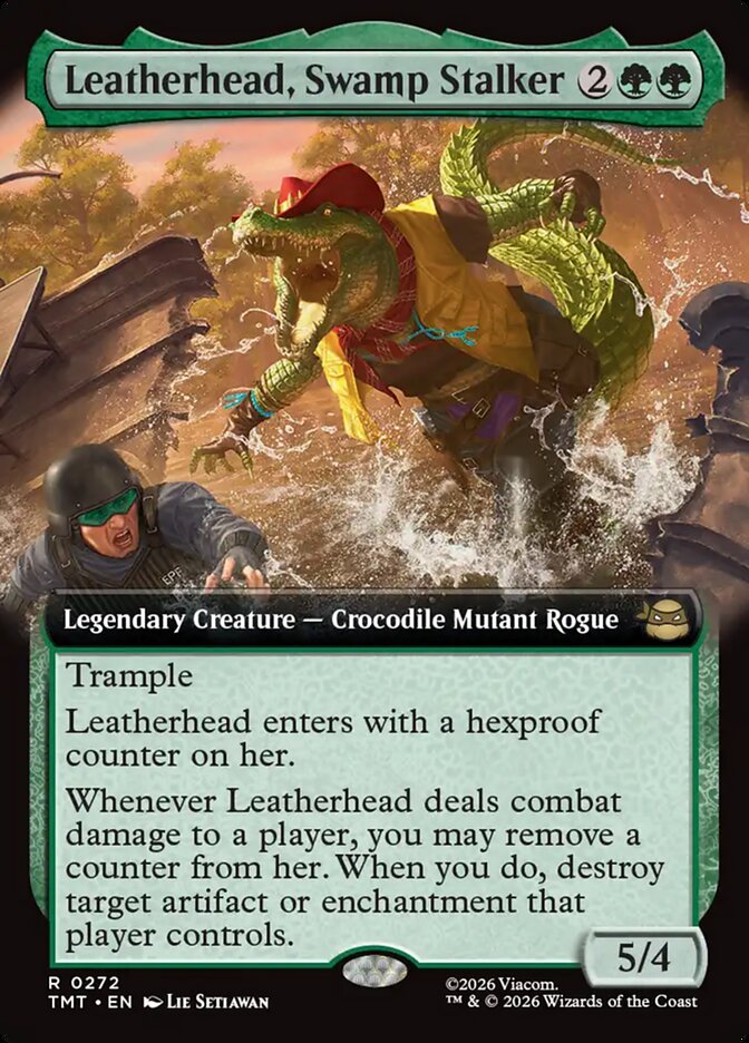 Leatherhead, Swamp Stalker Extended Art #272
