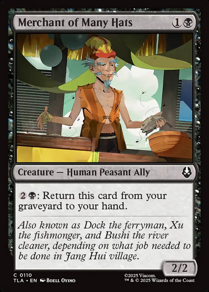 Merchant of Many Hats Avatar The Last Airbender #110 MTG Single Card Front