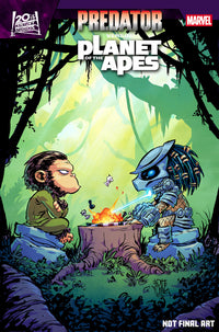 Predator vs. The Planet Of The Apes #1 Skottie Young Variant