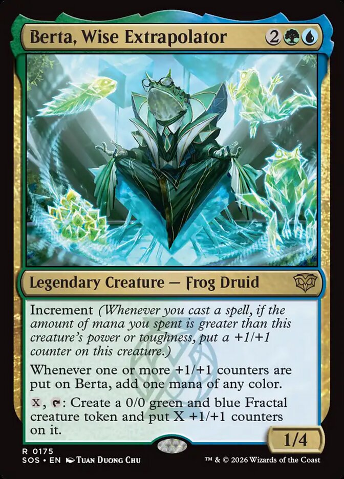 Berta, Wise Extrapolator Secrets of Strixhaven #175Card Front