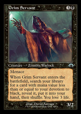 Grim Servant Retro Frame MTG Sin...