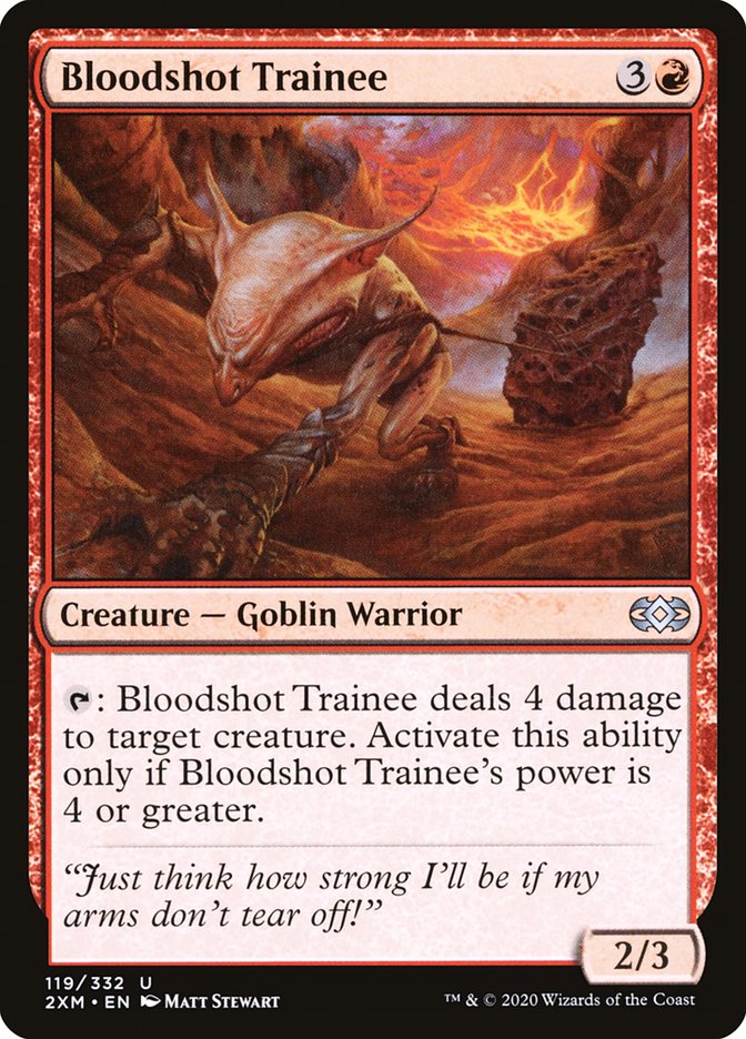 Bloodshot Trainee Double Masters #119 Card Front