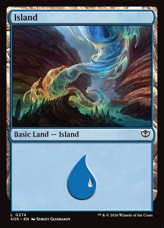 Island Secrets of Strixhaven Basic Land #274Card Front