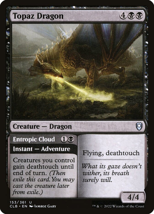 Topaz Dragon // Entropic Cloud -...