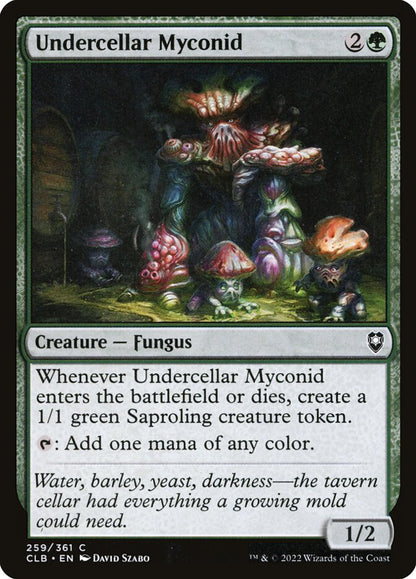 Undercellar Myconid - Commander Legends #259 Card Front