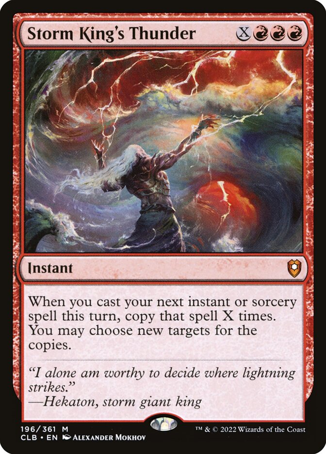 Storm King's Thunder - Commander Legends #196 Card Front