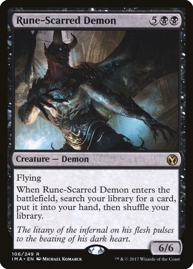Rune-Scarred Demon - Iconic Masters #106