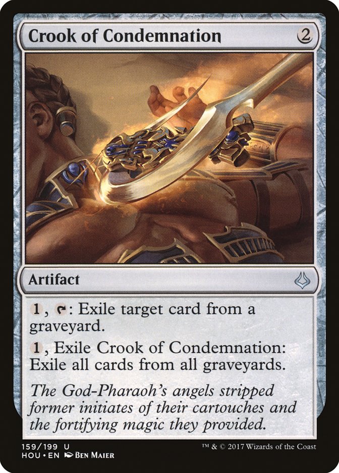 Hour of Devastation Crook of Condemnation #159 Card Front