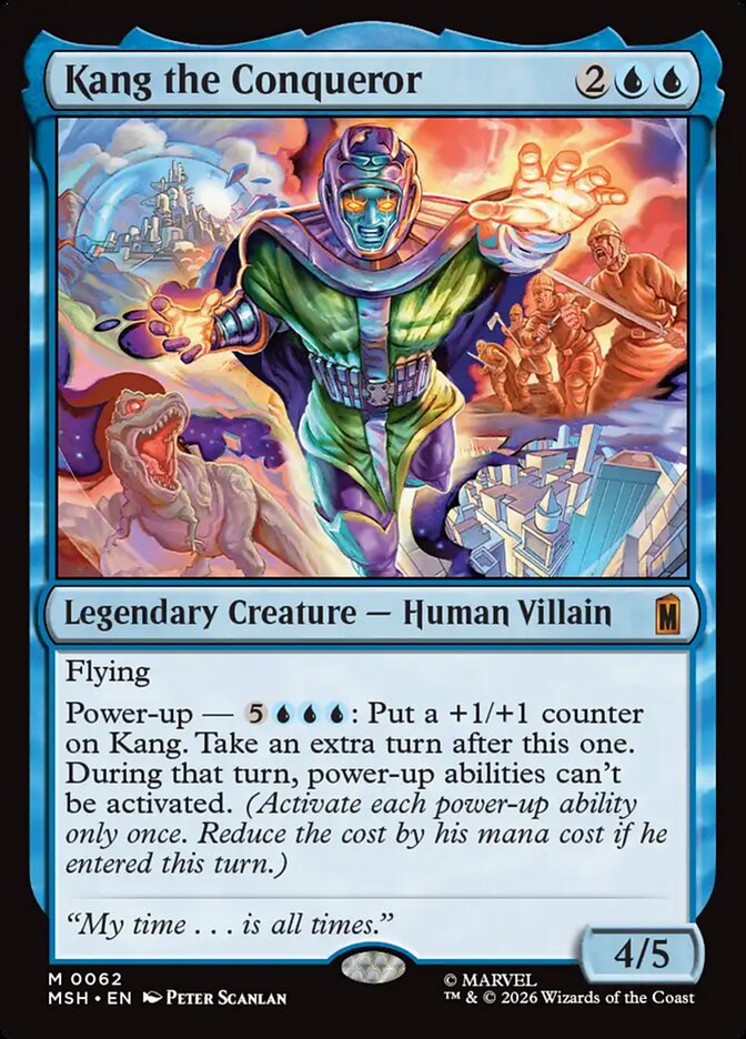 Marvel Superheroes Kang the Conqueror Card Front