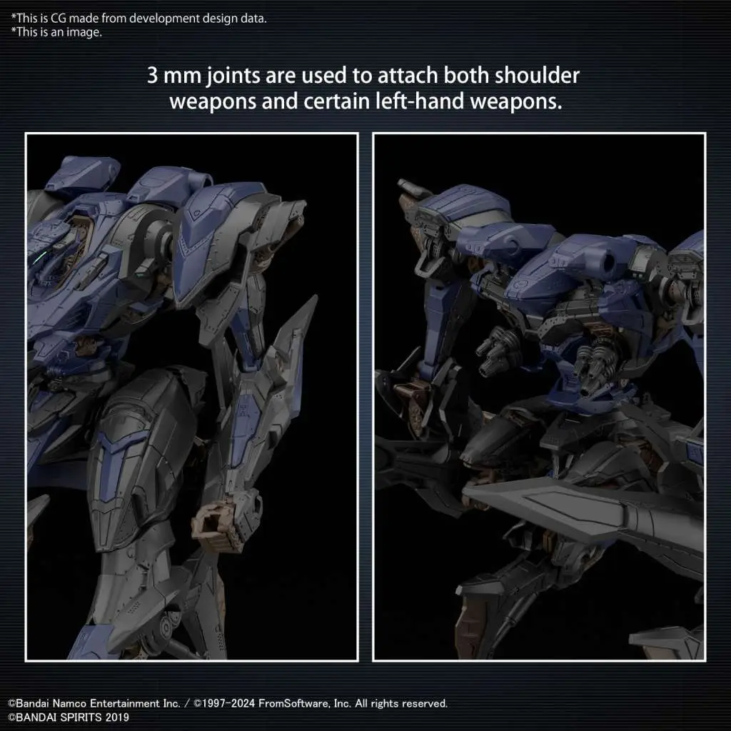 30mm Armoured Core Vi Schneider Nachtreiher/40e Steel Haze – Bandai Gunpla