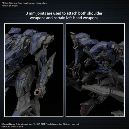 30mm Armoured Core Vi Schneider Nachtreiher/40e Steel Haze – Bandai Gunpla